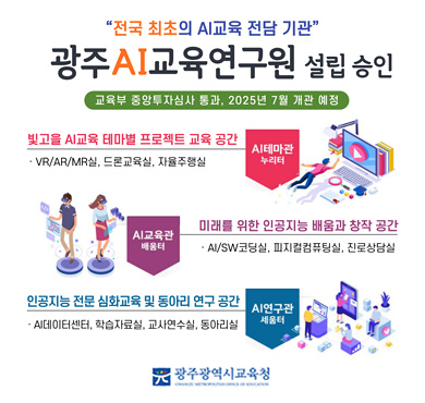 광주AI교육연구원 설립승인